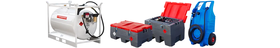 Mobile Behälter für Kraftstoff und AdBlue®